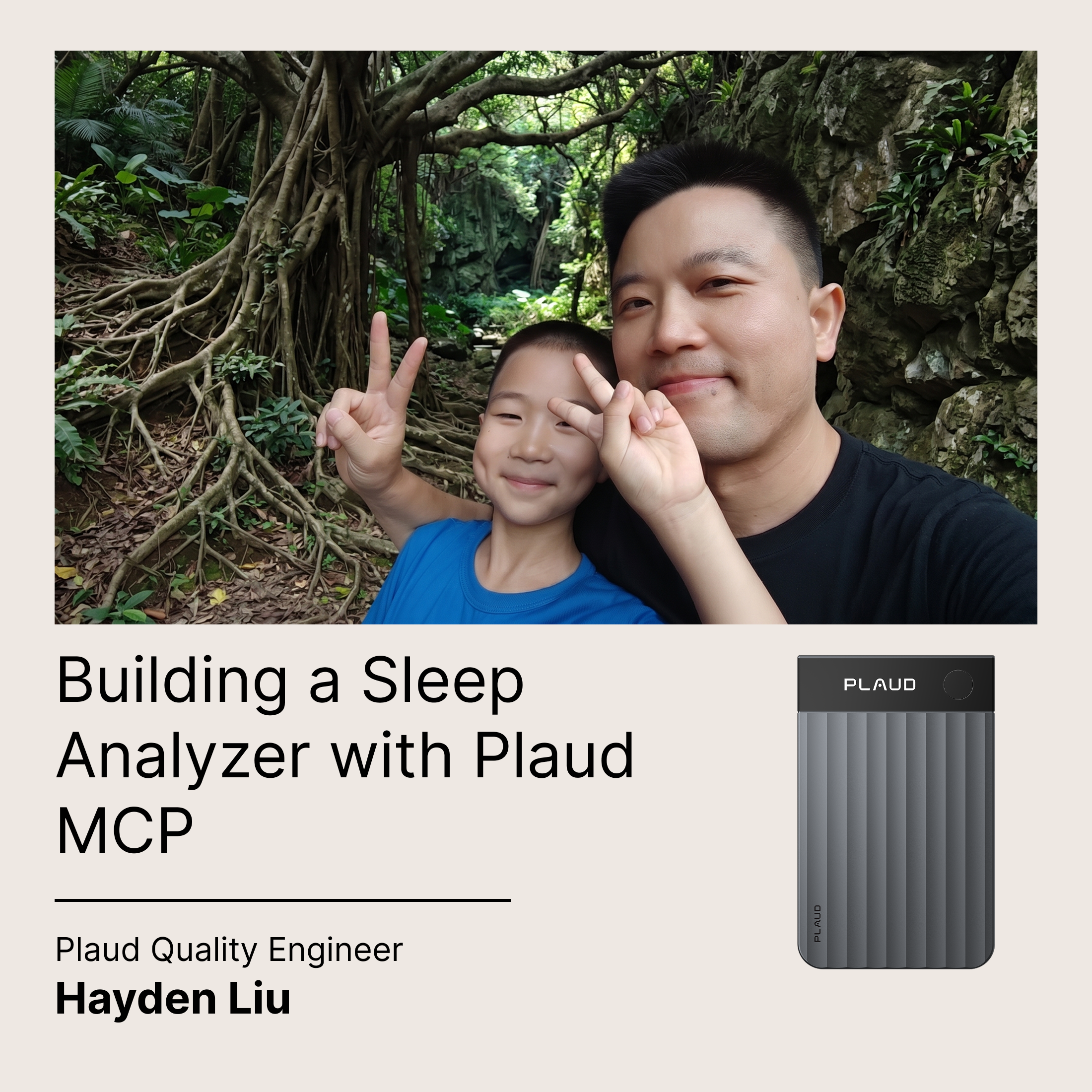 Hayden Liu, Plaud Quality Management Engineer, notes a black Plaud Note Pro analyzes 6 hours of audio in 40 seconds.