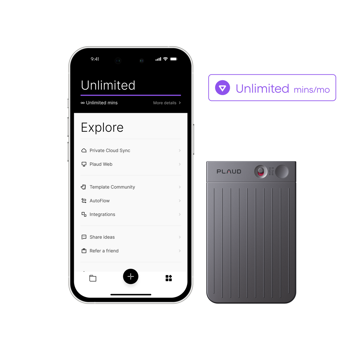 Plaud Note & AI Annual Unlimited Plan