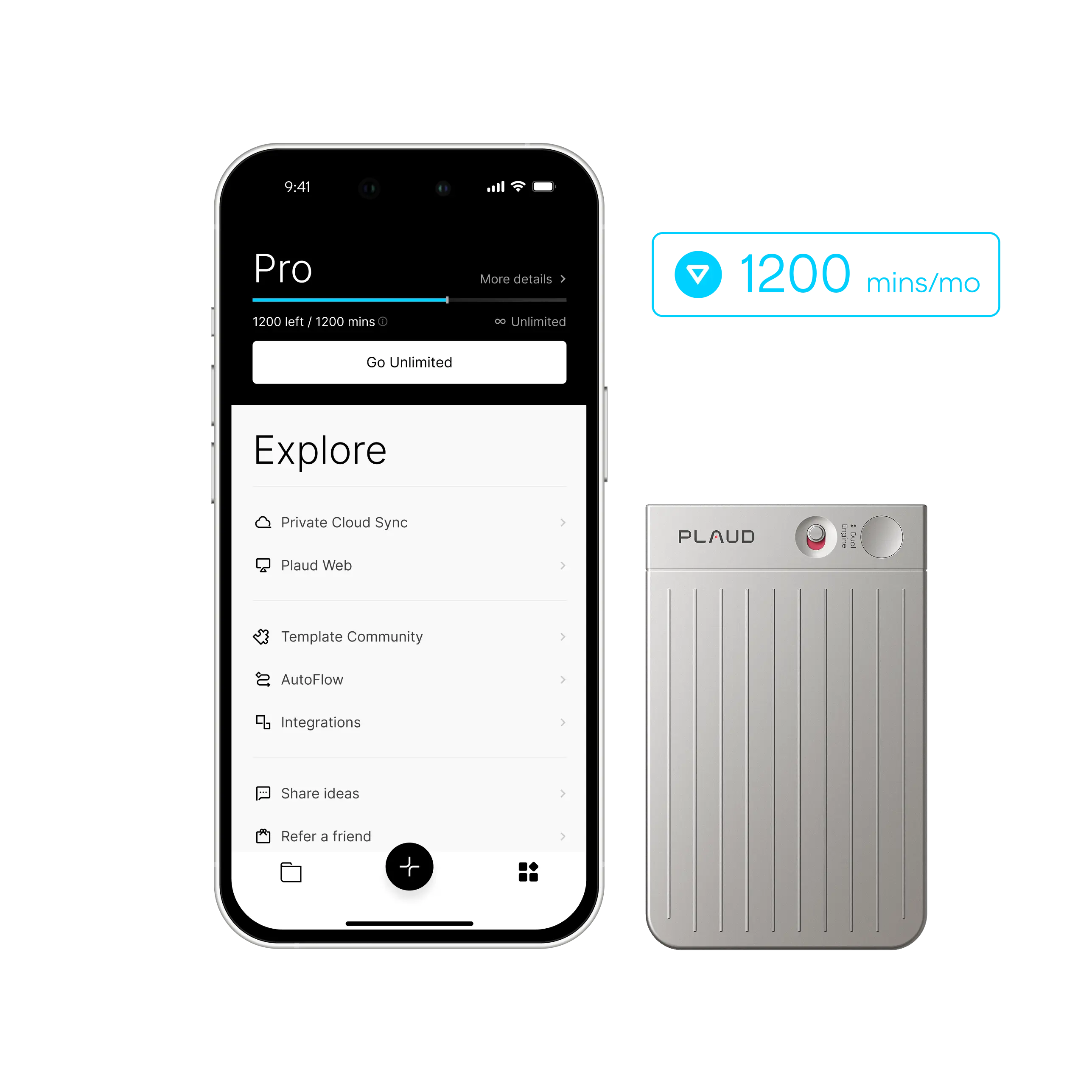 Plaud Note & AI Annual Pro Plan