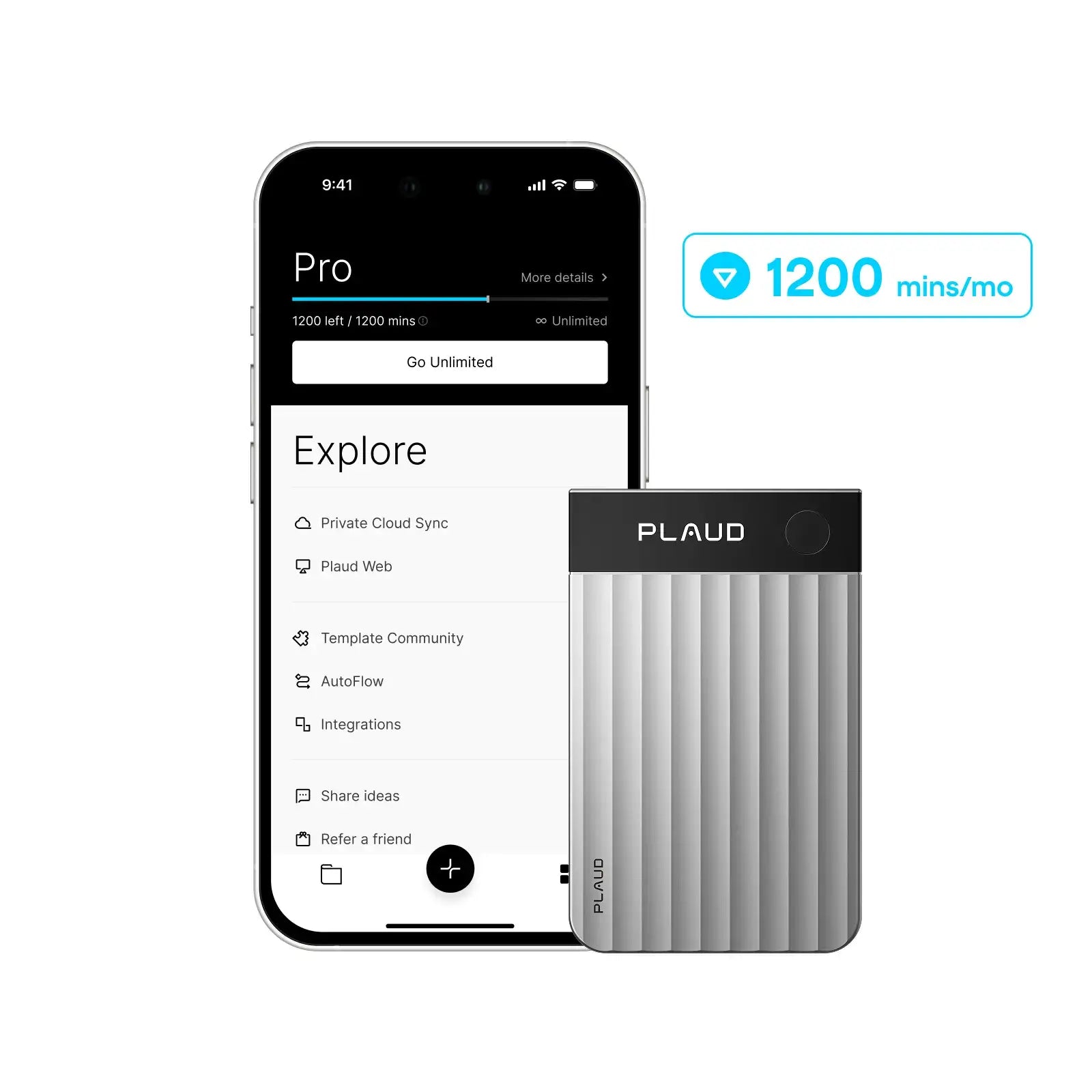 Plaud Note Pro & AI Annual Pro Plan