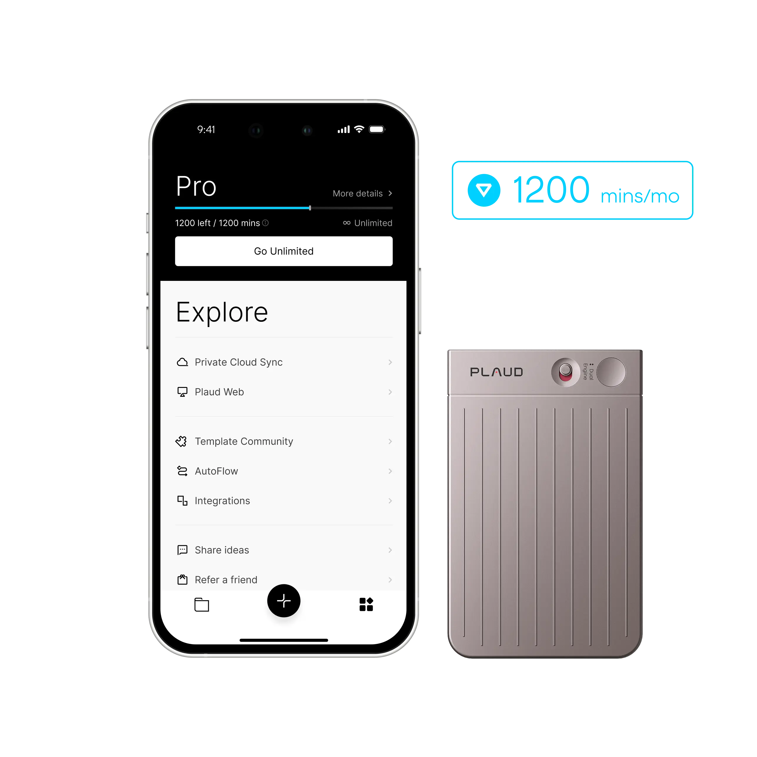 Plaud Note & AI Annual Pro Plan