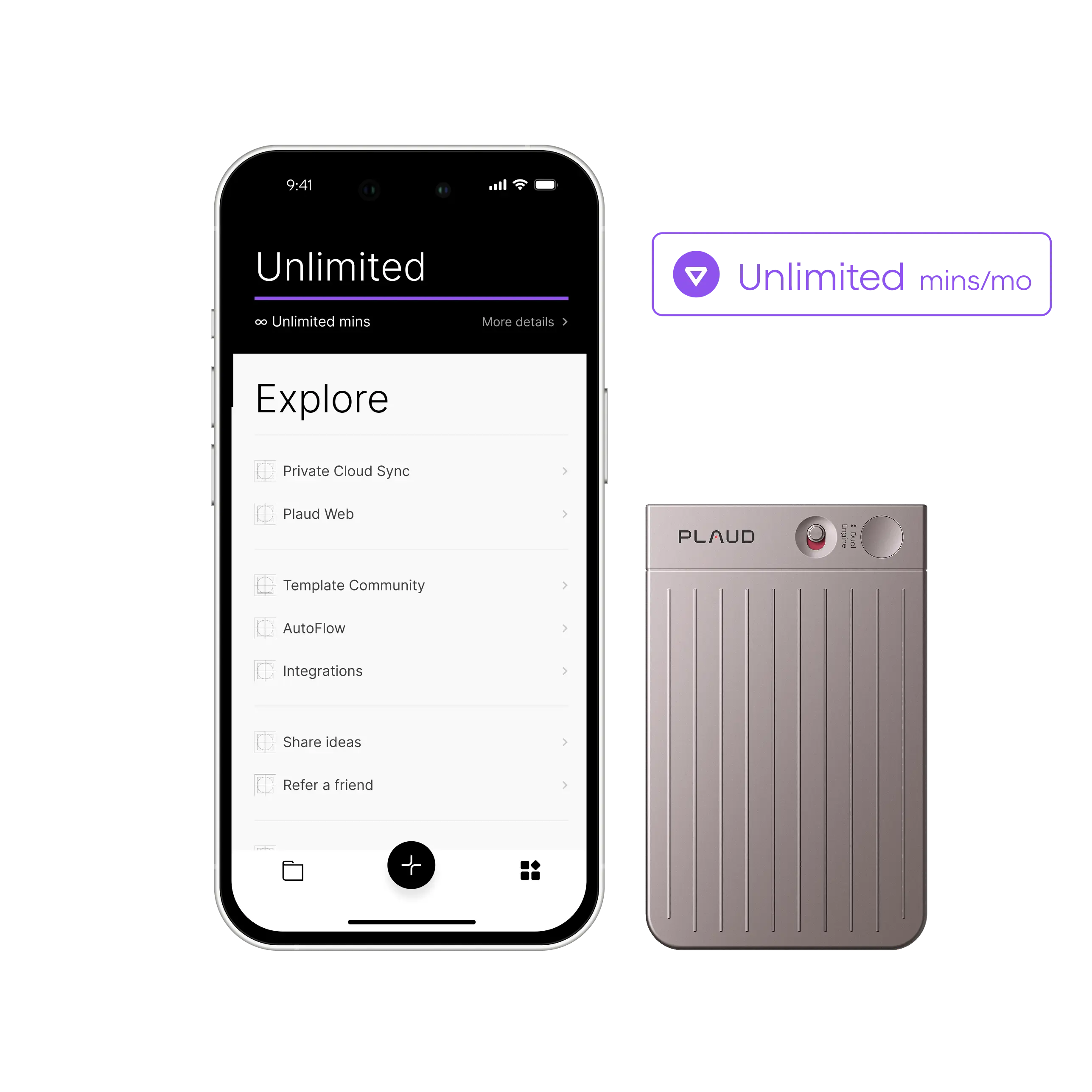 Plaud Note & AI Annual Unlimited Plan