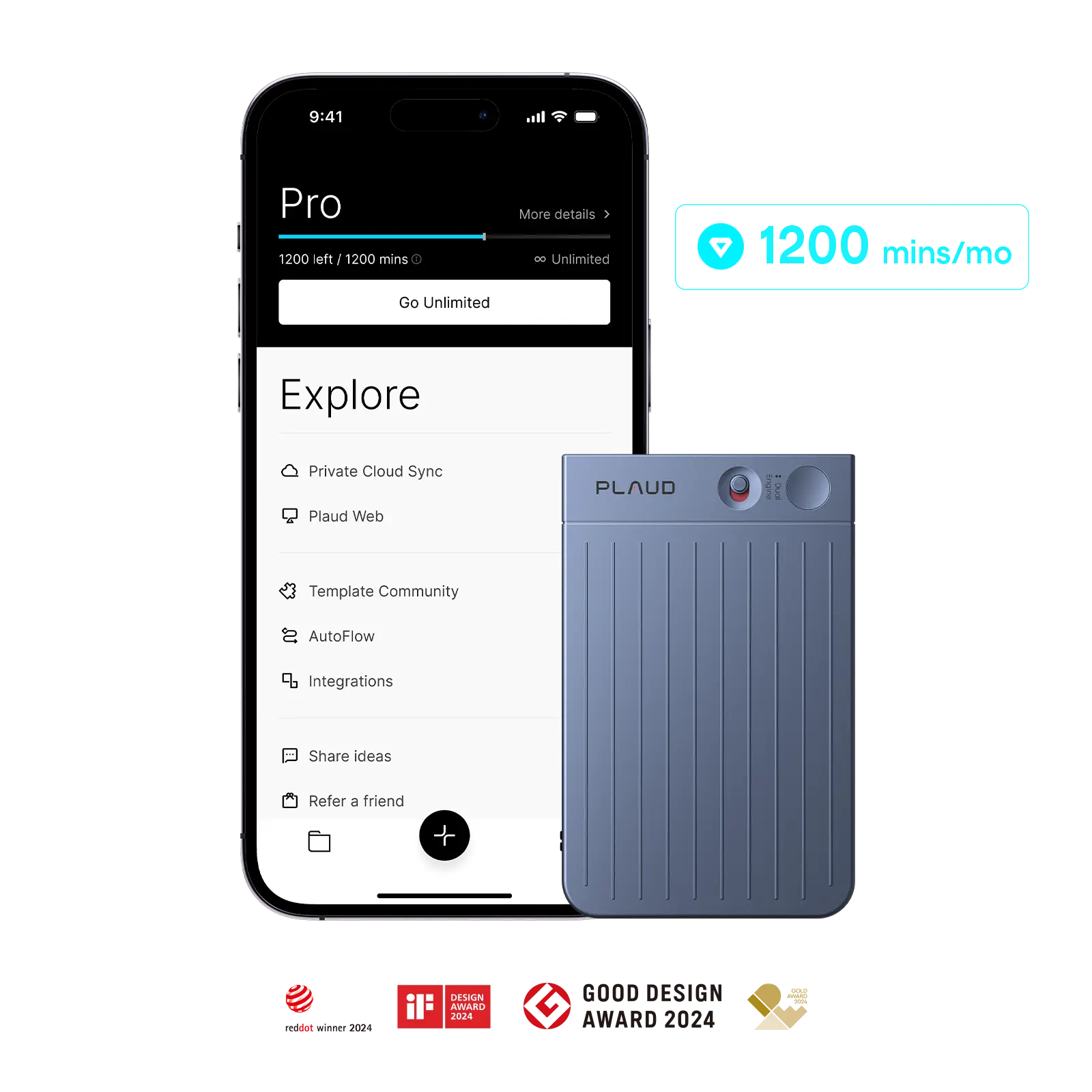 Plaud Note & AI Annual Pro Plan