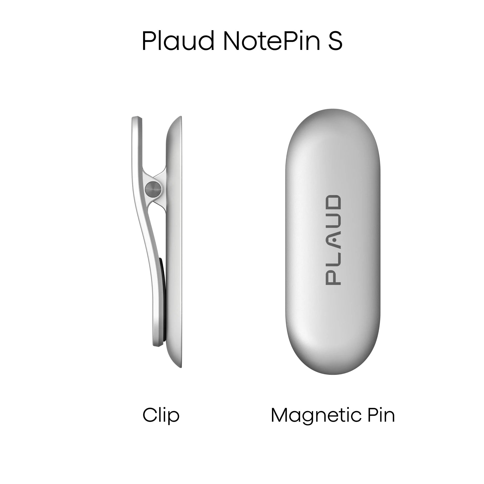 Clip & Magnetic Pin for Plaud NotePin|Plaud NotePin S