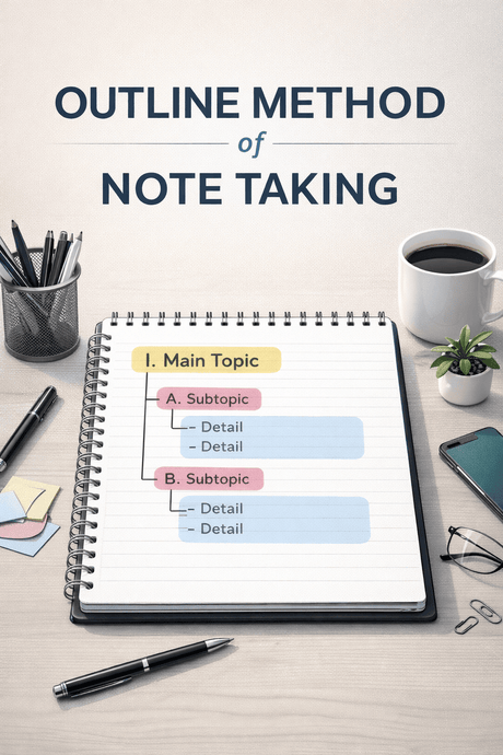 the outline method of note taking complete guide