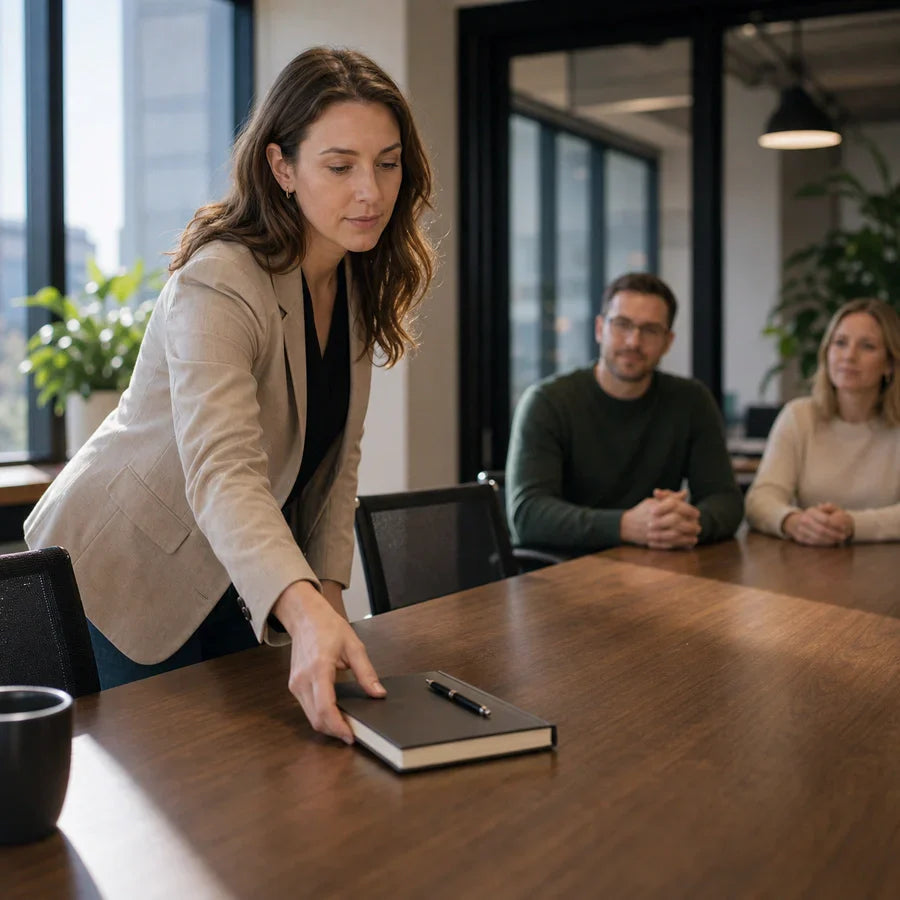 Meeting transcription device (record & transcribe meetings)