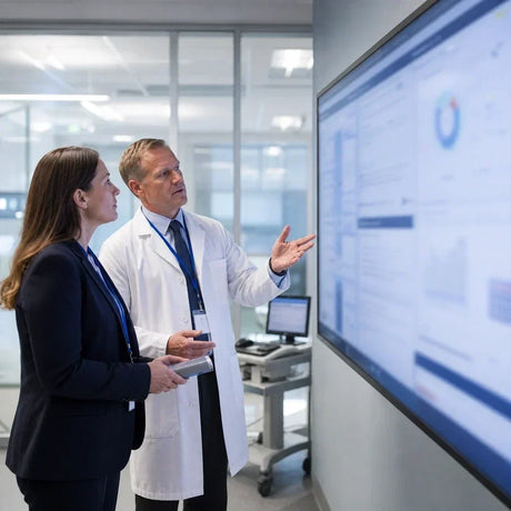 Clinician using Dragon Copilot clinical AI