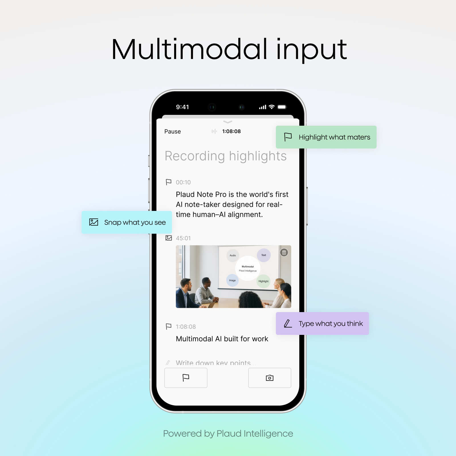 Plaud NotePin & AI Annual Unlimited Plan