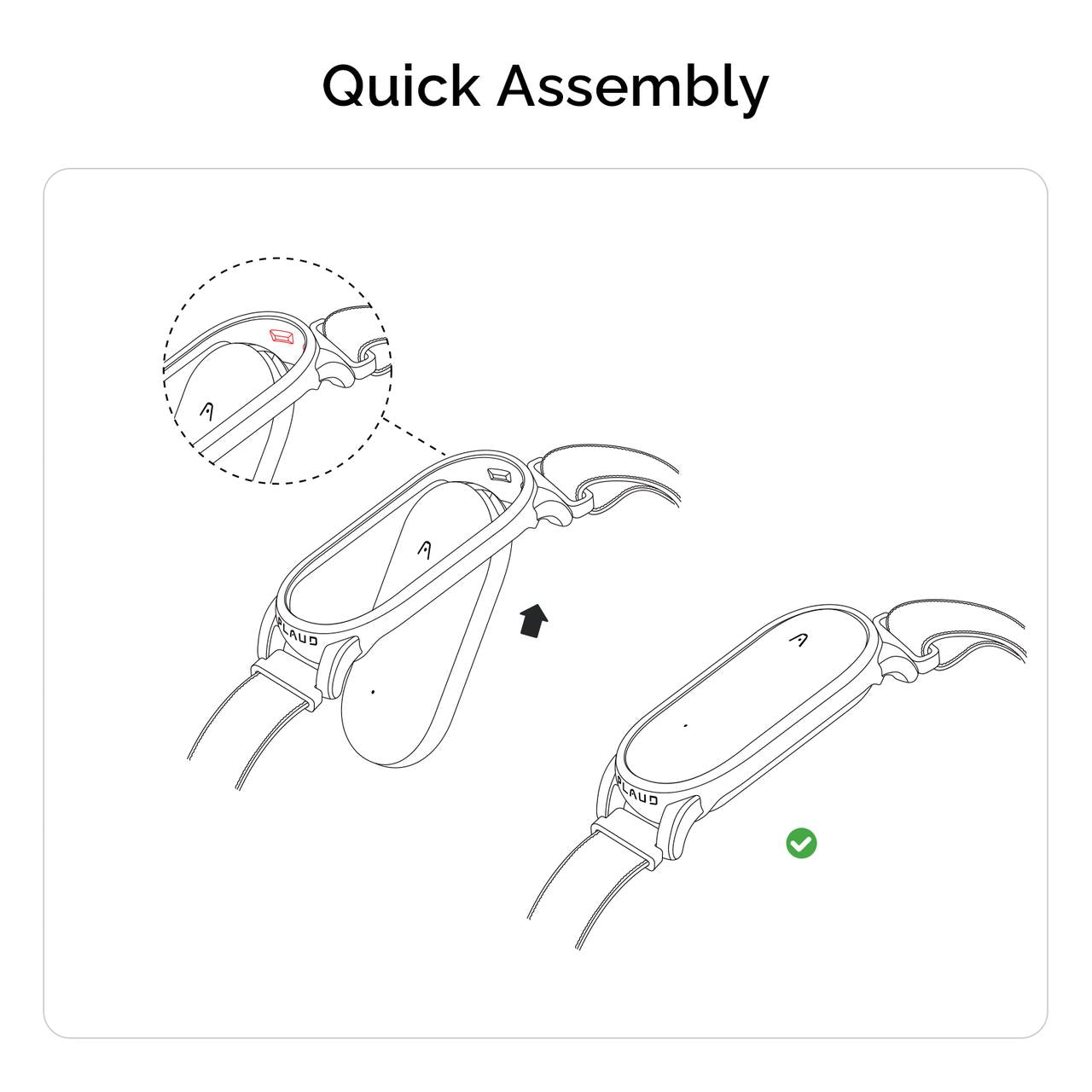 PLAUD NotePin Wristband