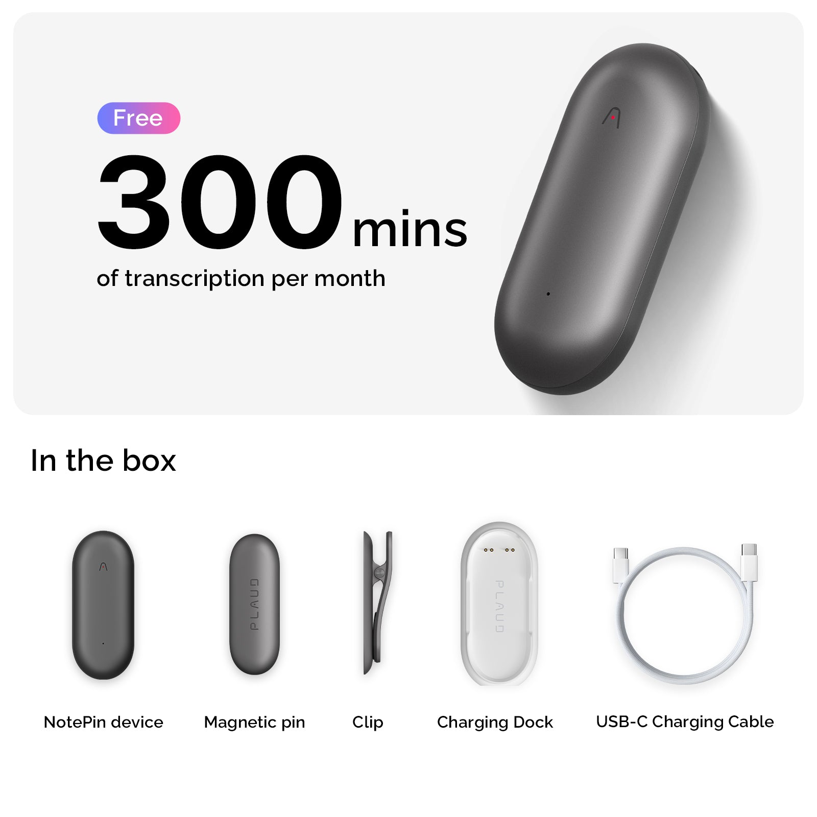 PLAUD NotePin: the Wearable AI Voice Recorder