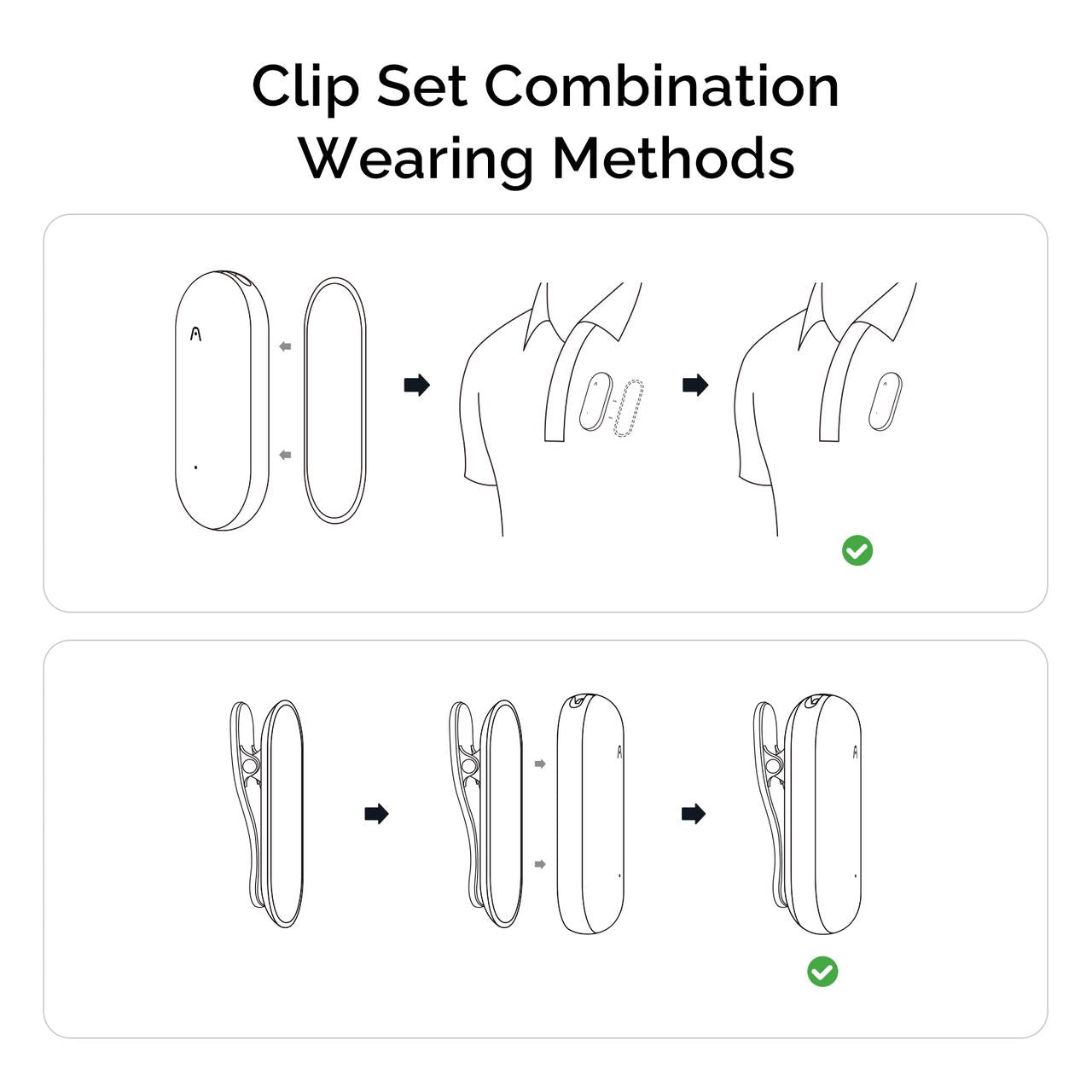 PLAUD NotePin Clip & Magnetic Pin
