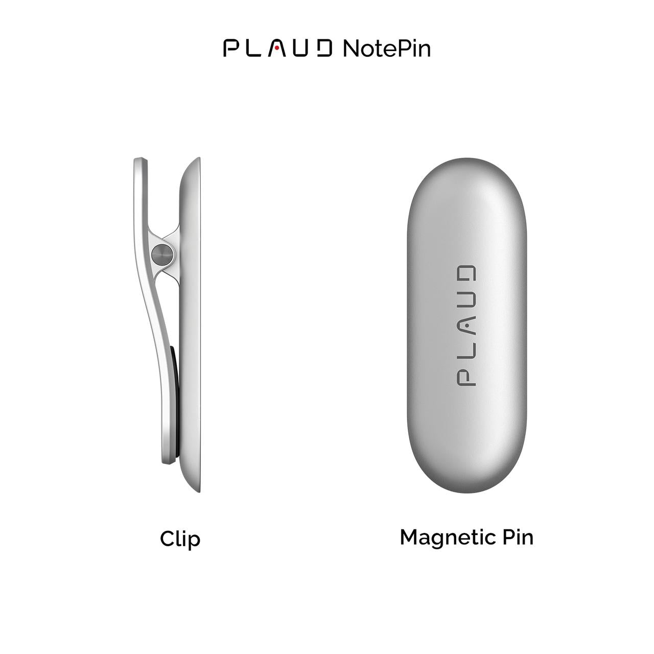Plaud NotePin Clip & Magnetic Pin - Products | Plaud US