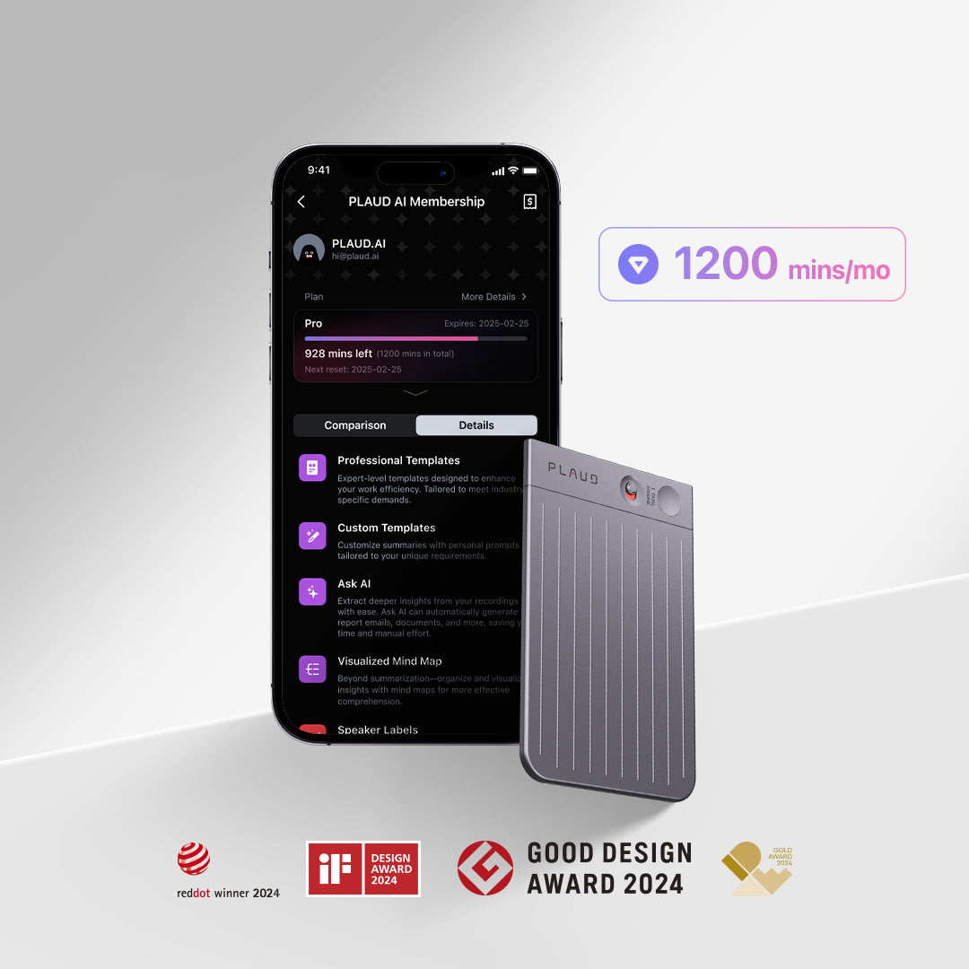 Plaud AI Products - The Best AI Note Taking Device