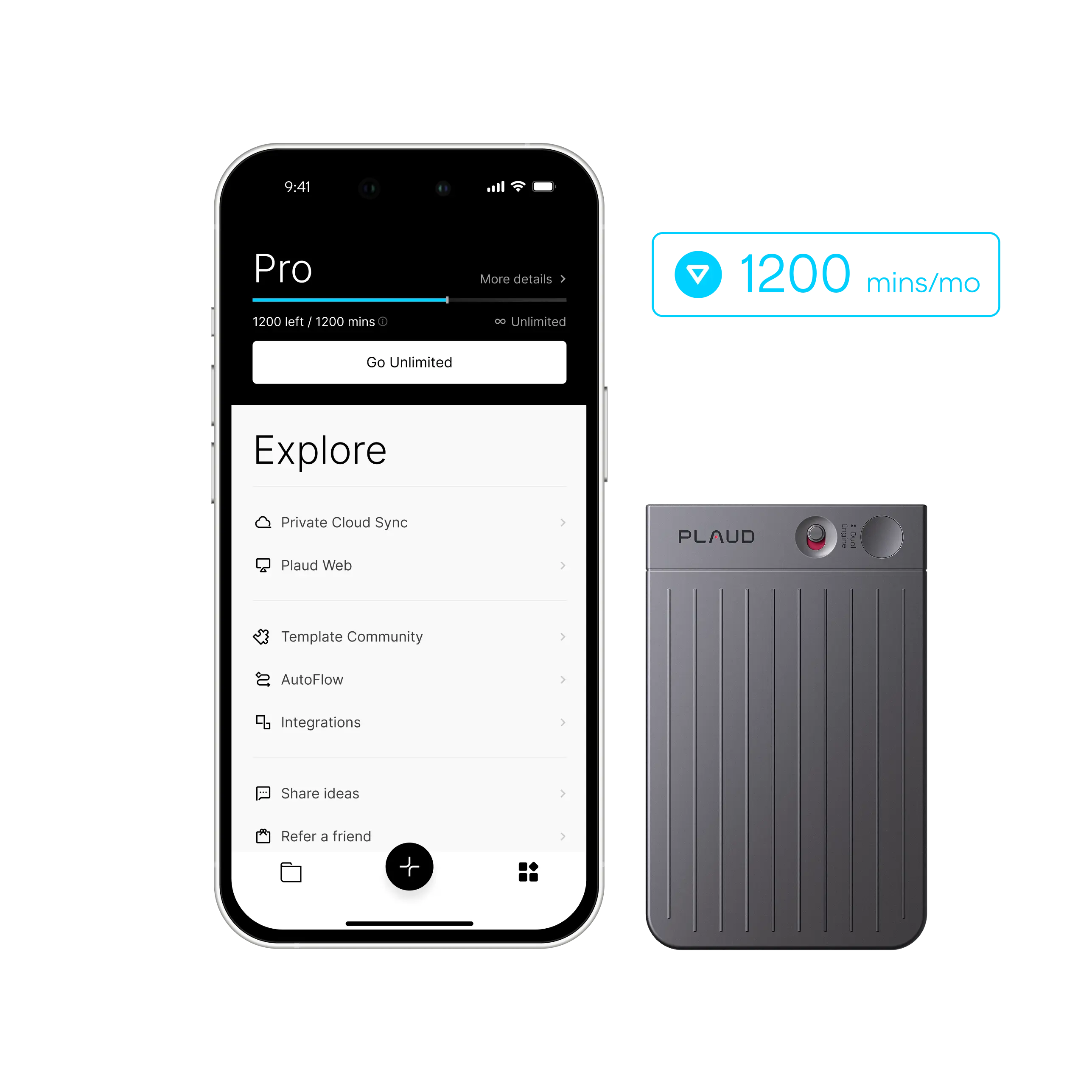 Plaud Note & AI Annual Pro Plan