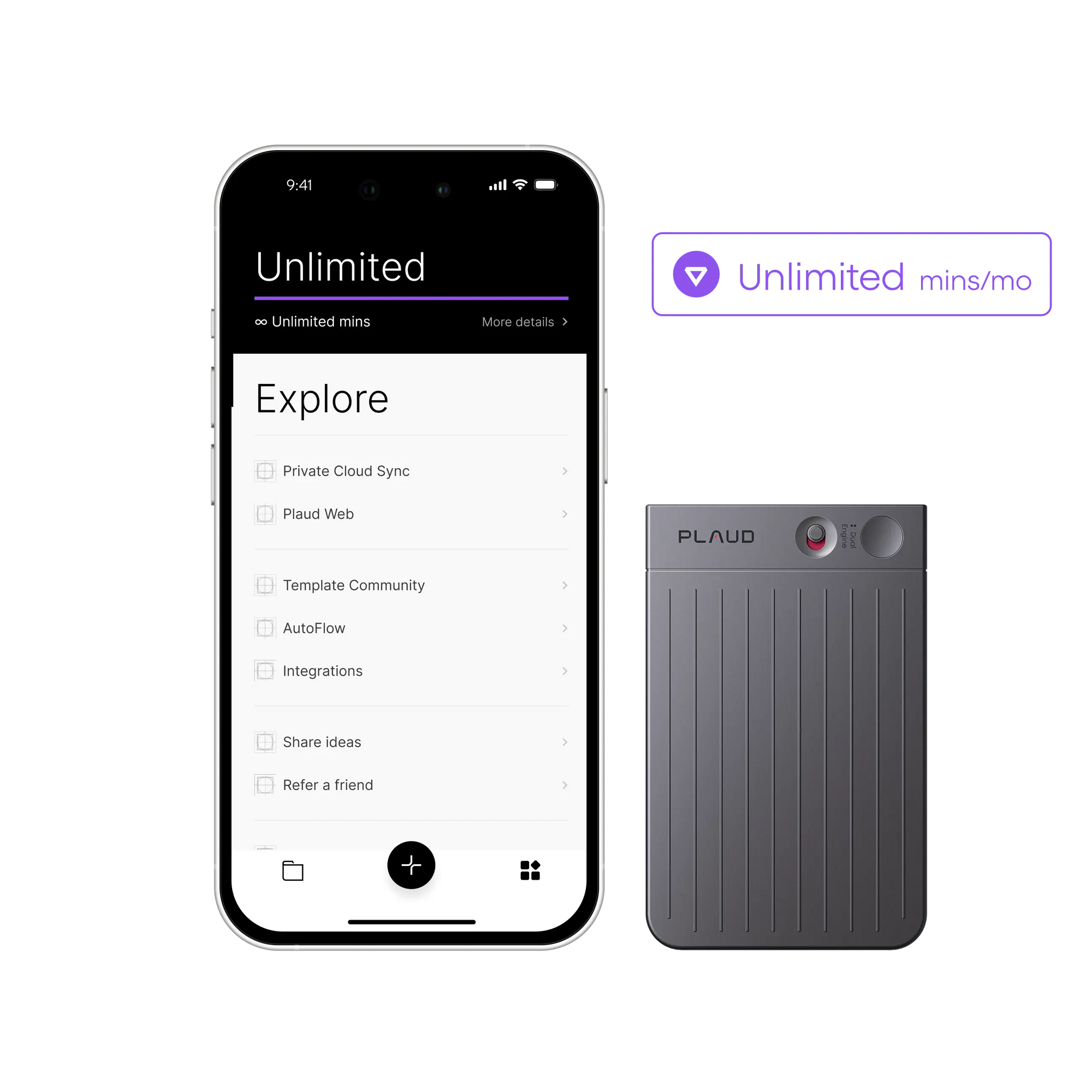 Plaud Note & AI Annual Unlimited Plan
