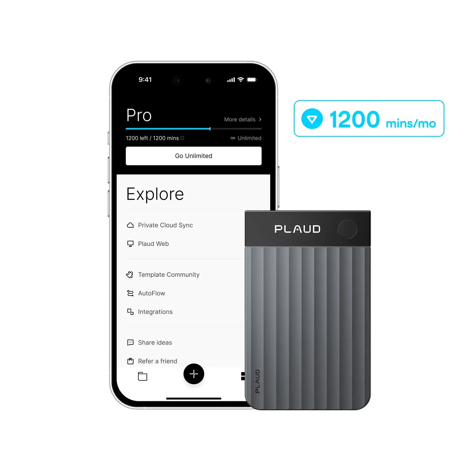 Plaud Note Pro & AI Annual Pro Plan