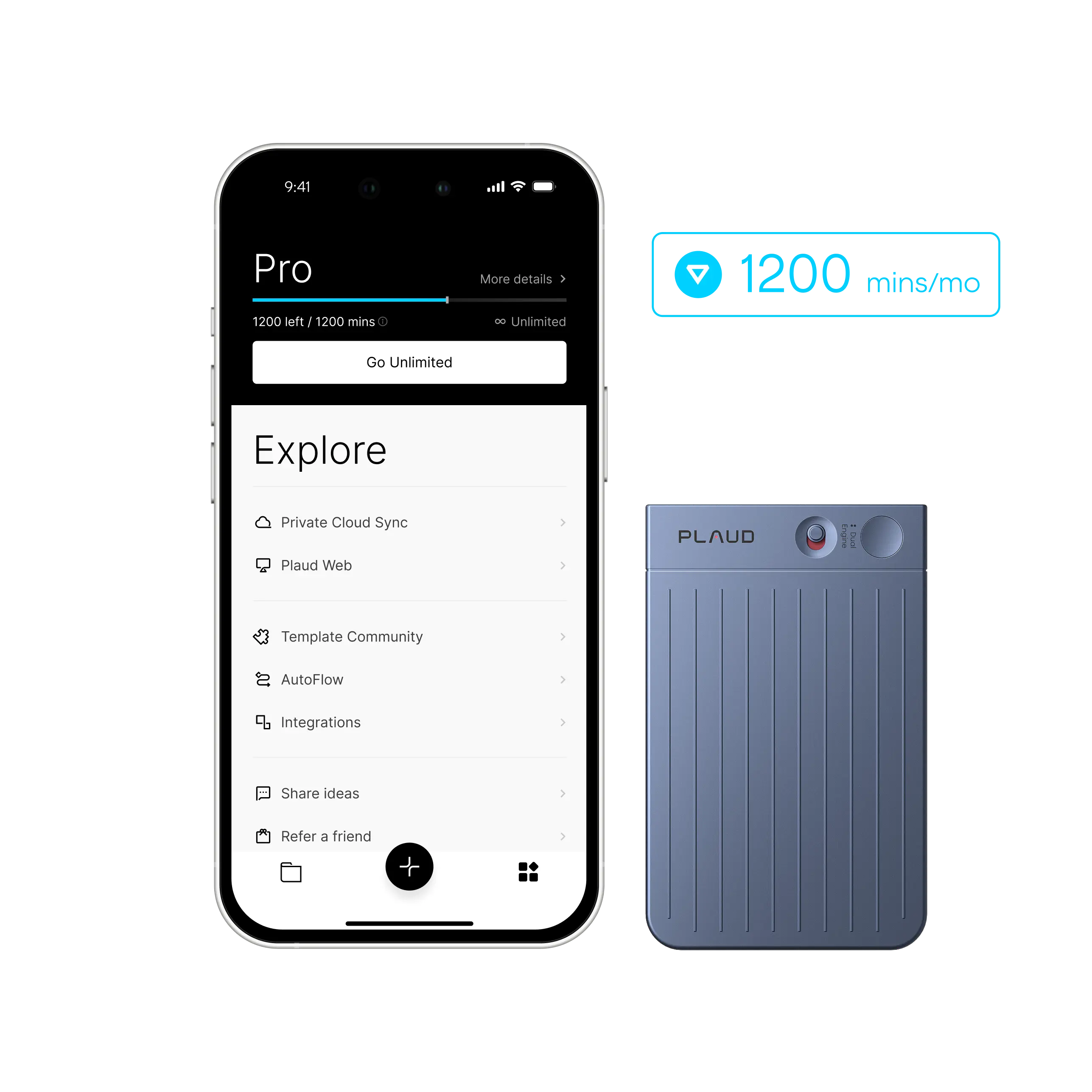 Plaud Note & AI Annual Pro Plan
