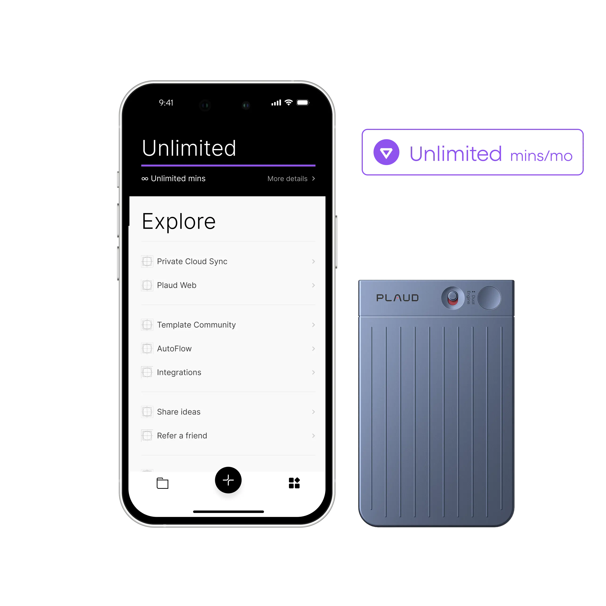 Plaud Note & AI Annual Unlimited Plan