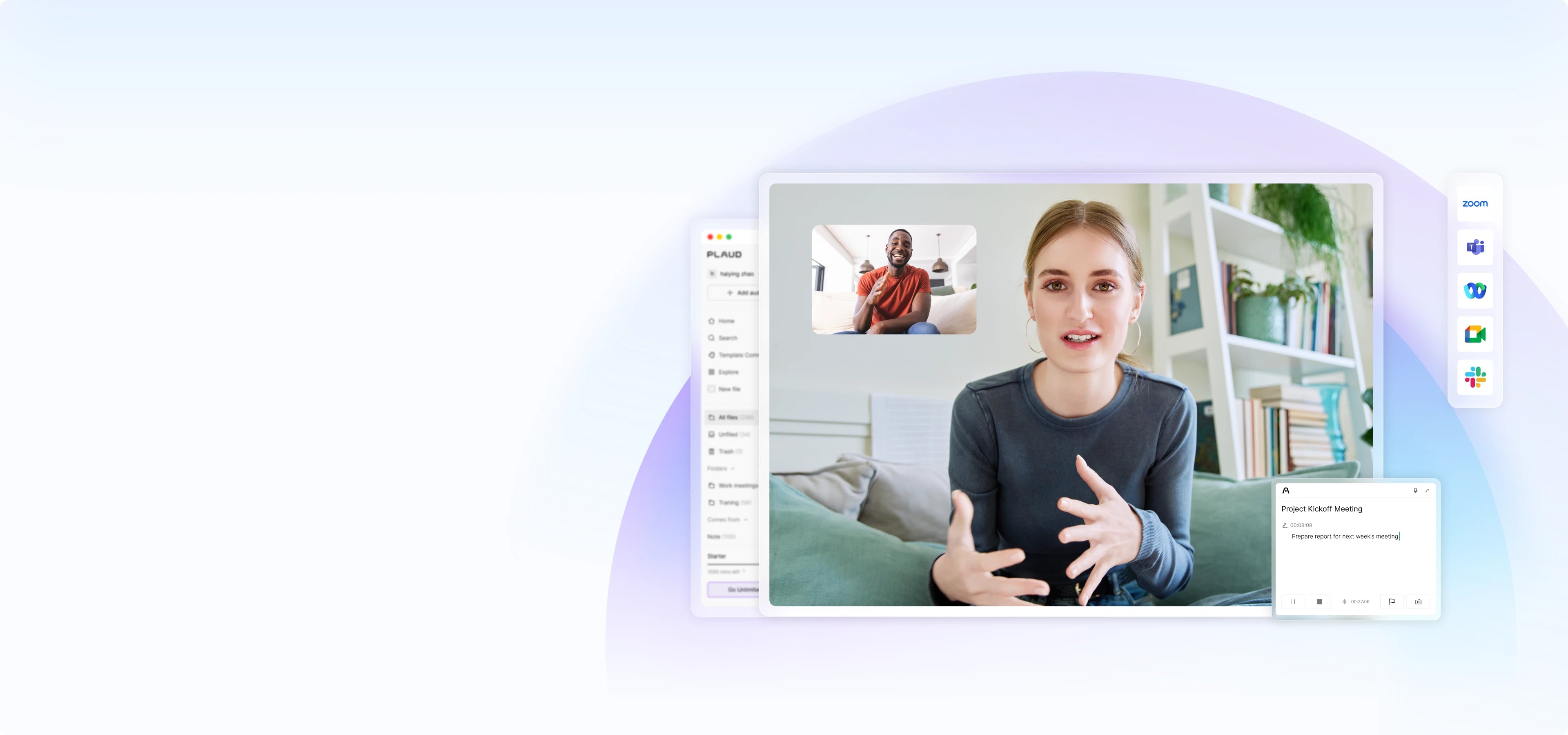 <p class="desktop-banner-title">
    <span>
        Plaud Desktop <sup>Beta</sup>
    </span>
</p>
<p class="desktop-banner-desc">
   The only AI note-taking solution bridging 
    <br class="pc">
    <br class="mb">
    in-person and 
    online meetings.</p>
<style>

    .desktop-banner-title {
        margin-bottom: 20px;
        color: #000;
        font-size: 70px;
        font-weight: 400;
        line-height: 1.2;
    }
    .desktop-banner-title span {
        position: relative;
    }
    .desktop-banner-title span sup {
        position: absolute;
        top: 0;
        right: 0;
        padding: 4px 10px;
        background: linear-gradient(107.1deg, #8F53ED 0.37%, #00D0FF 105.26%);
        border-radius: 5px;
        font-weight: 600;
        font-size: 14px;
        line-height: 1.2;
        color: #FFFFFF;
        transform: translateX(calc(100% + 20px));
    }
    .desktop-banner-desc {
        margin-bottom: 92px;
        color: #000;
        font-size: 32px;
        font-weight: 400;
        line-height: 1.2;
    }
    .desktop-banner-desc br.mb {
        display: none;
    }
    @media screen and (max-width: 1600px) {
        .desktop-banner-title {
            font-size: 48px;
        }
        .desktop-banner-desc {
            margin-bottom: 64px;
            color: #000;
            font-size: 20px;
            font-weight: 400;
            line-height: 1.2;
        }
    }
    @media screen and (max-width: 992px) {
    .desktop-banner-title {
            font-size: 40px;
        }
        .desktop-banner-desc {
            font-size: 16px;
      }
   .desktop-banner-title span sup {
            padding: 2px 5px;
            border-radius: 1px;
            font-size: 8px;
            transform: translateX(100%);
        }
}
    @media screen and (max-width: 768px) {
        .desktop-banner-title {
            margin-bottom: 12px;
            font-size: 40px;

        }

        .desktop-banner-desc {
            margin-bottom: 40px;
            font-size: 20px;

        }
        .desktop-banner-desc br.pc {
            display: none;
        }
        .desktop-banner-desc br.mb {
            display: inline-block;
        }
    }
</style>