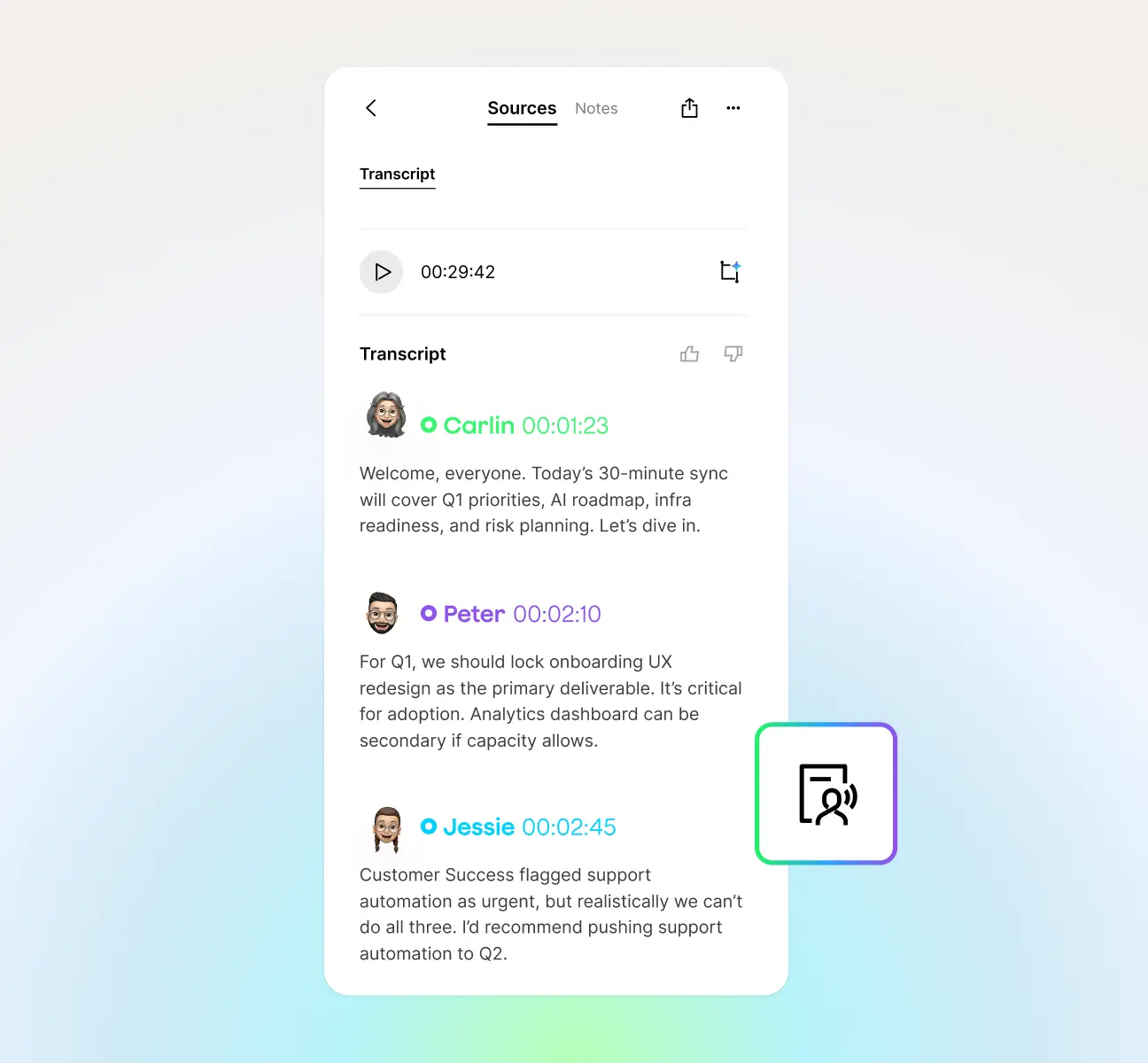 Kimin ne söylediğini bilin