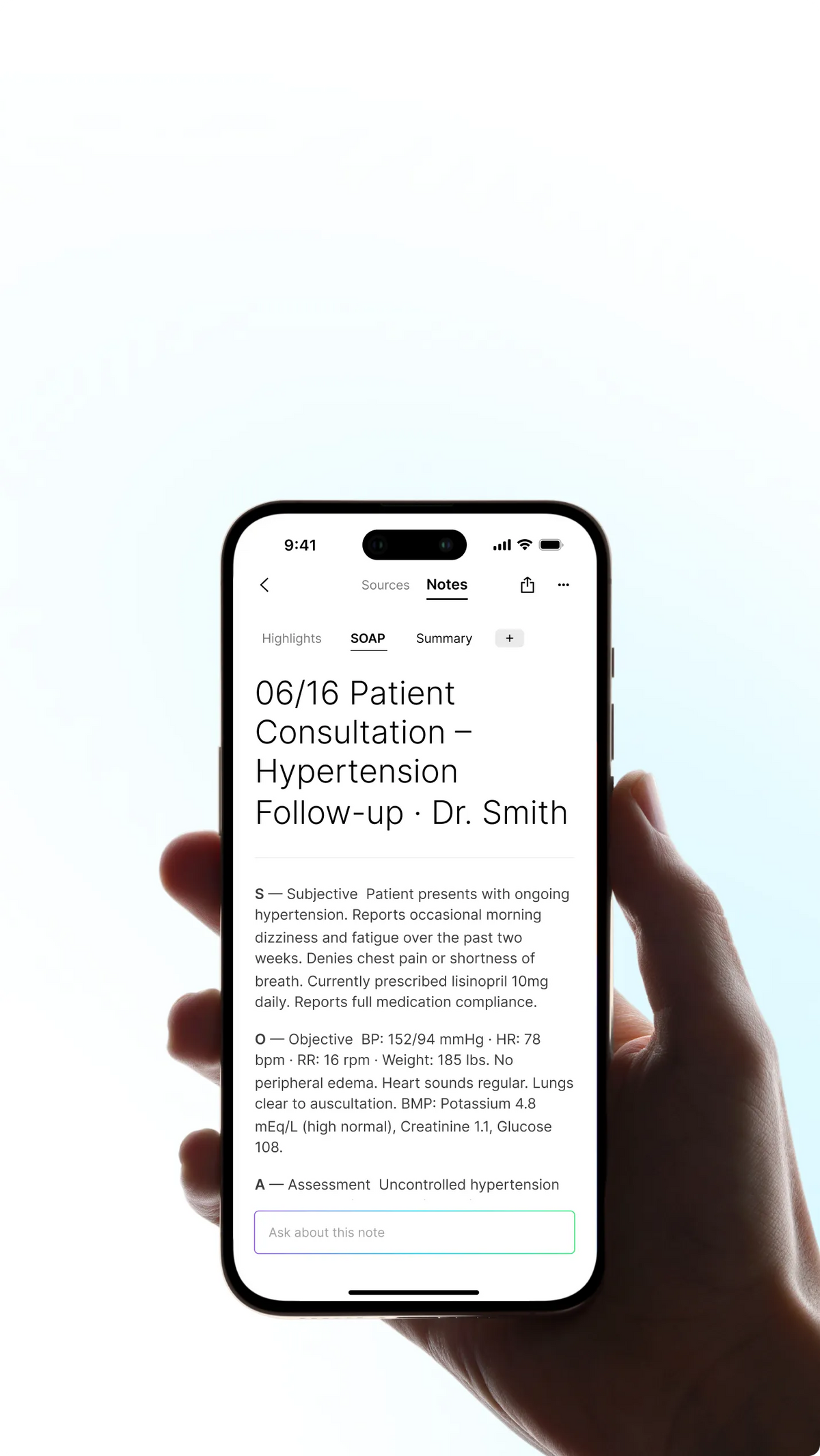 medical write-up 
templates (SOPA,BIRP+)