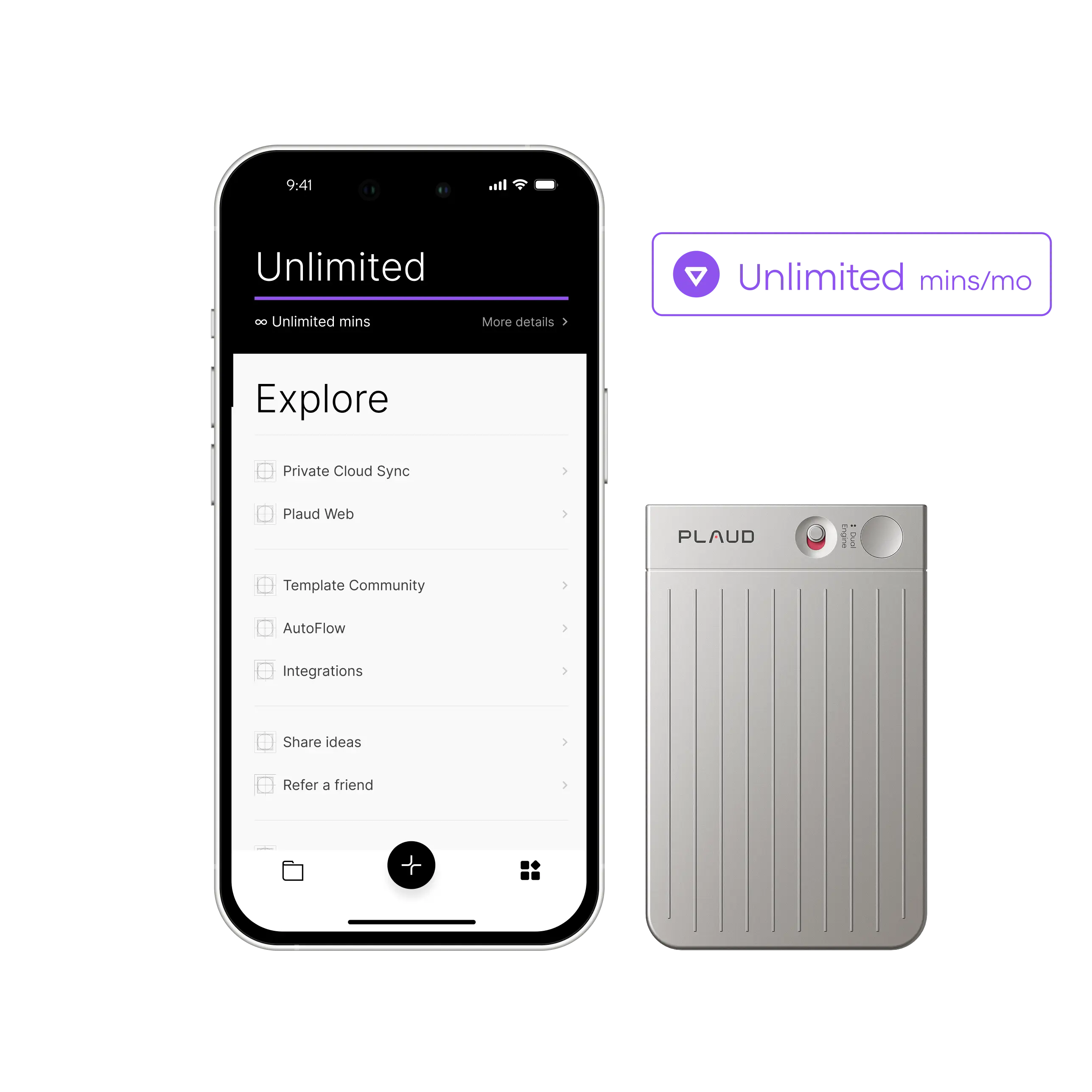 Plaud Note & AI Annual Unlimited Plan