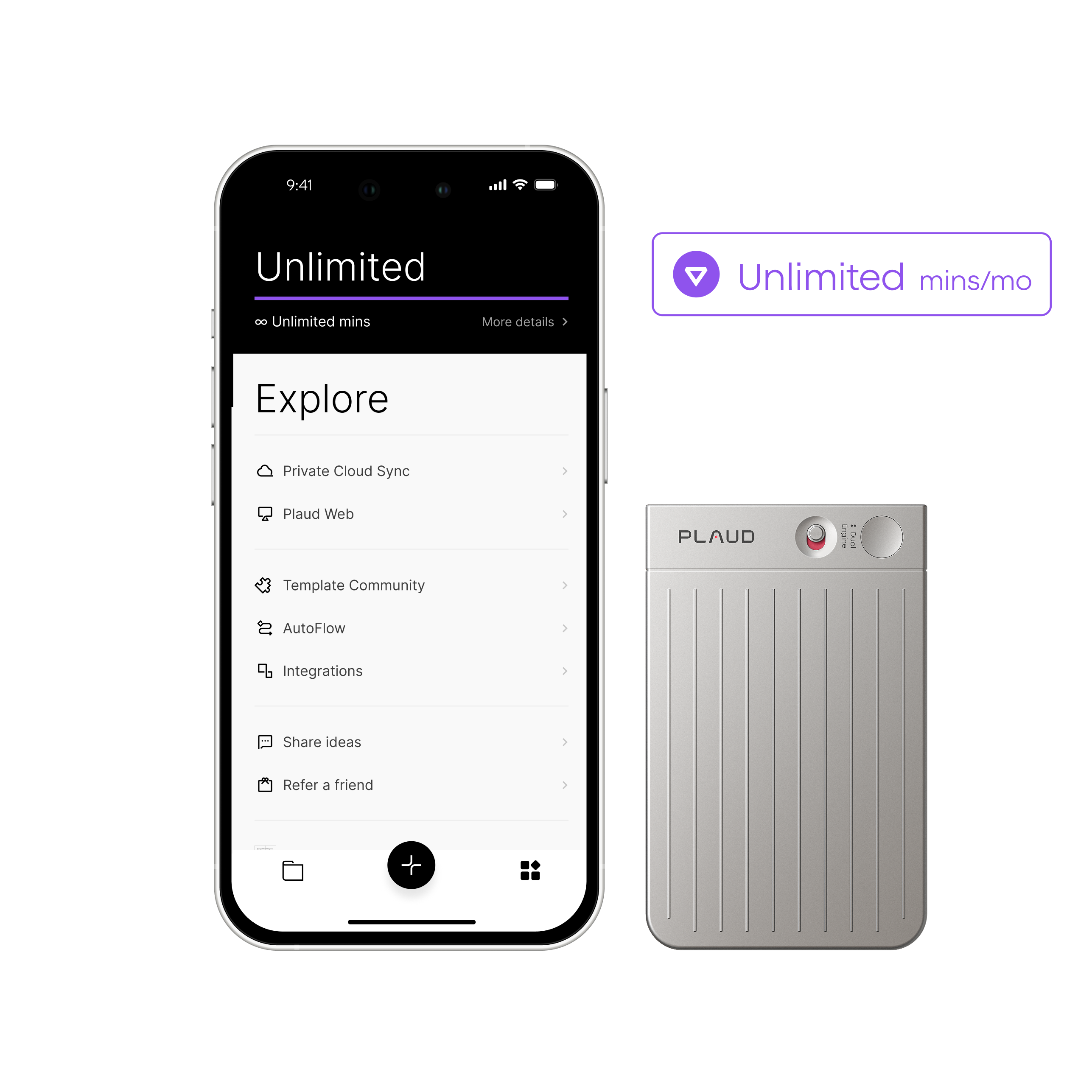 Plaud Note & AI Annual Unlimited Plan