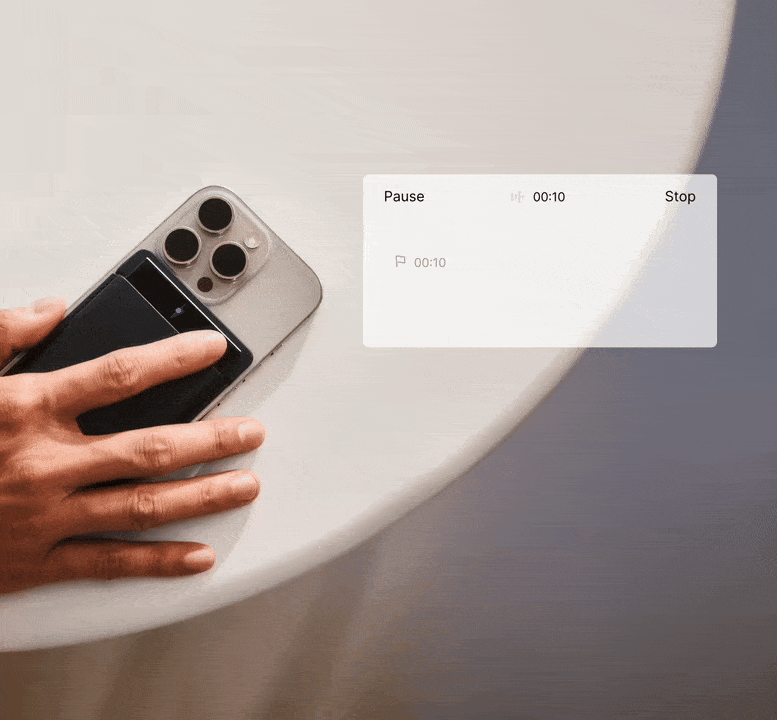 Önemli anları kısa bir basışla işaretleyin
