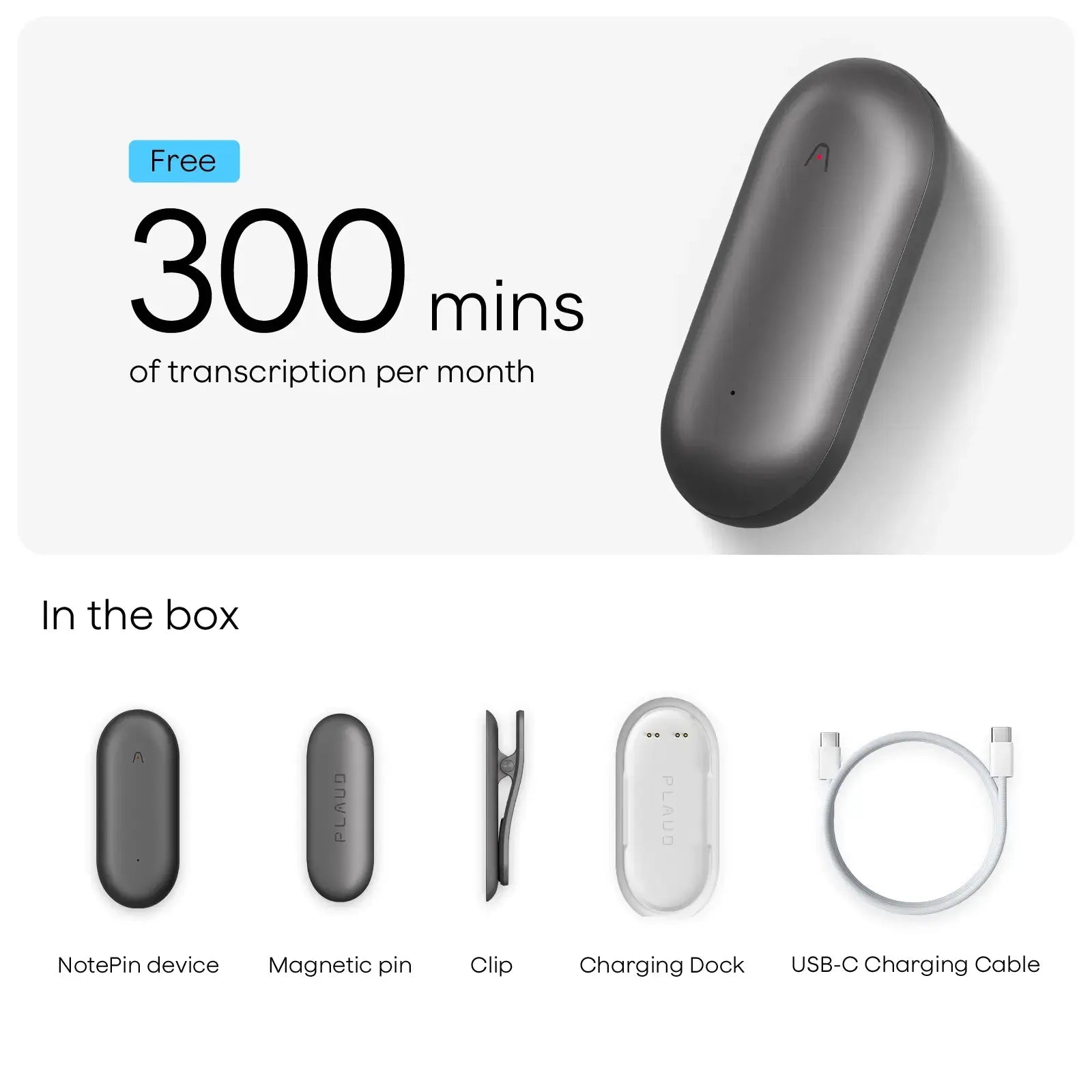 Plaud NotePin | 3-Pack