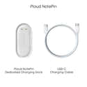 Station De Charge USB-C Pour PLAUD Notepin Ai - Adaptateur Compact 1000mA, Couleur Noir Ou Blanc - 8