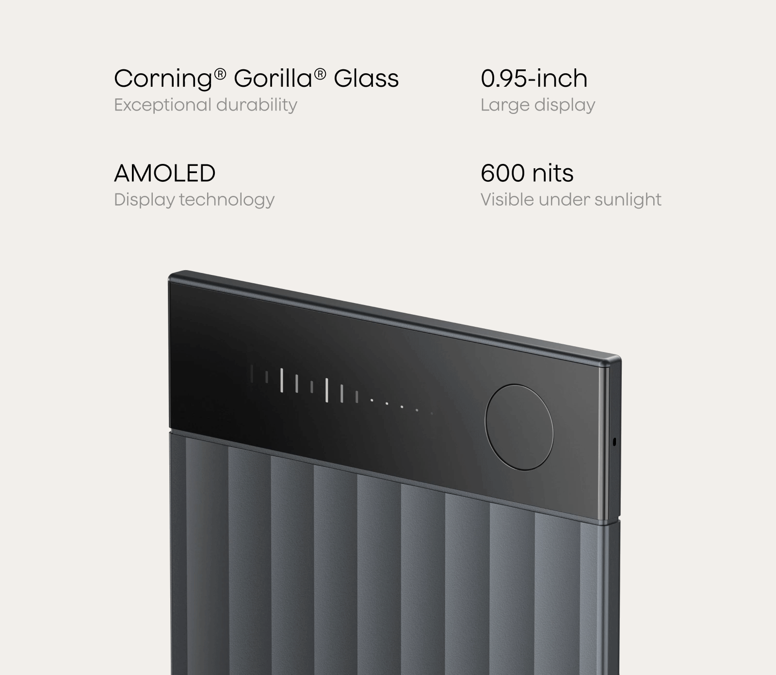 Proud to show its face