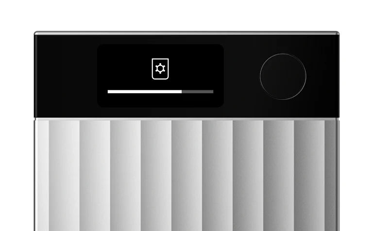 Silver Plaud Note Pro AI voice recorder.