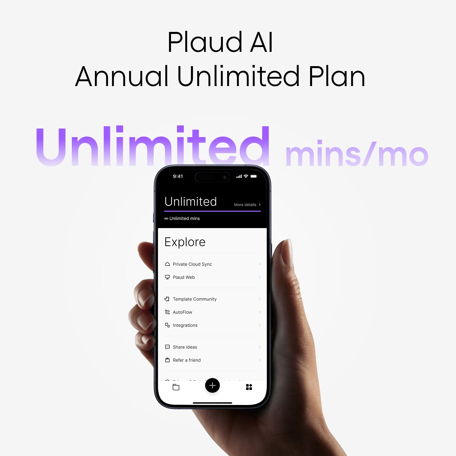 Plaud AI Annual Unlimited Plan