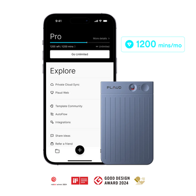 Plaud Note & AI Annual Pro Plan