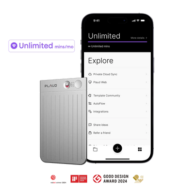 Plaud Note & AI Annual Unlimited Plan