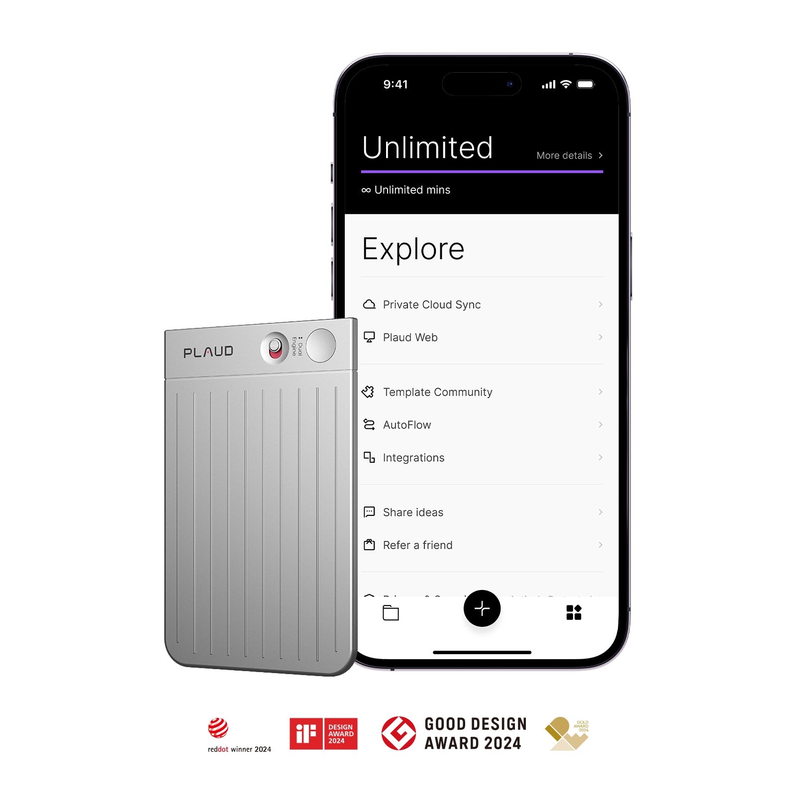 Plaud Note & AI Annual Unlimited Plan