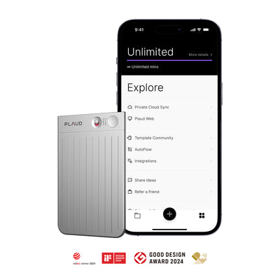 Plaud Note & AI Annual Unlimited Plan