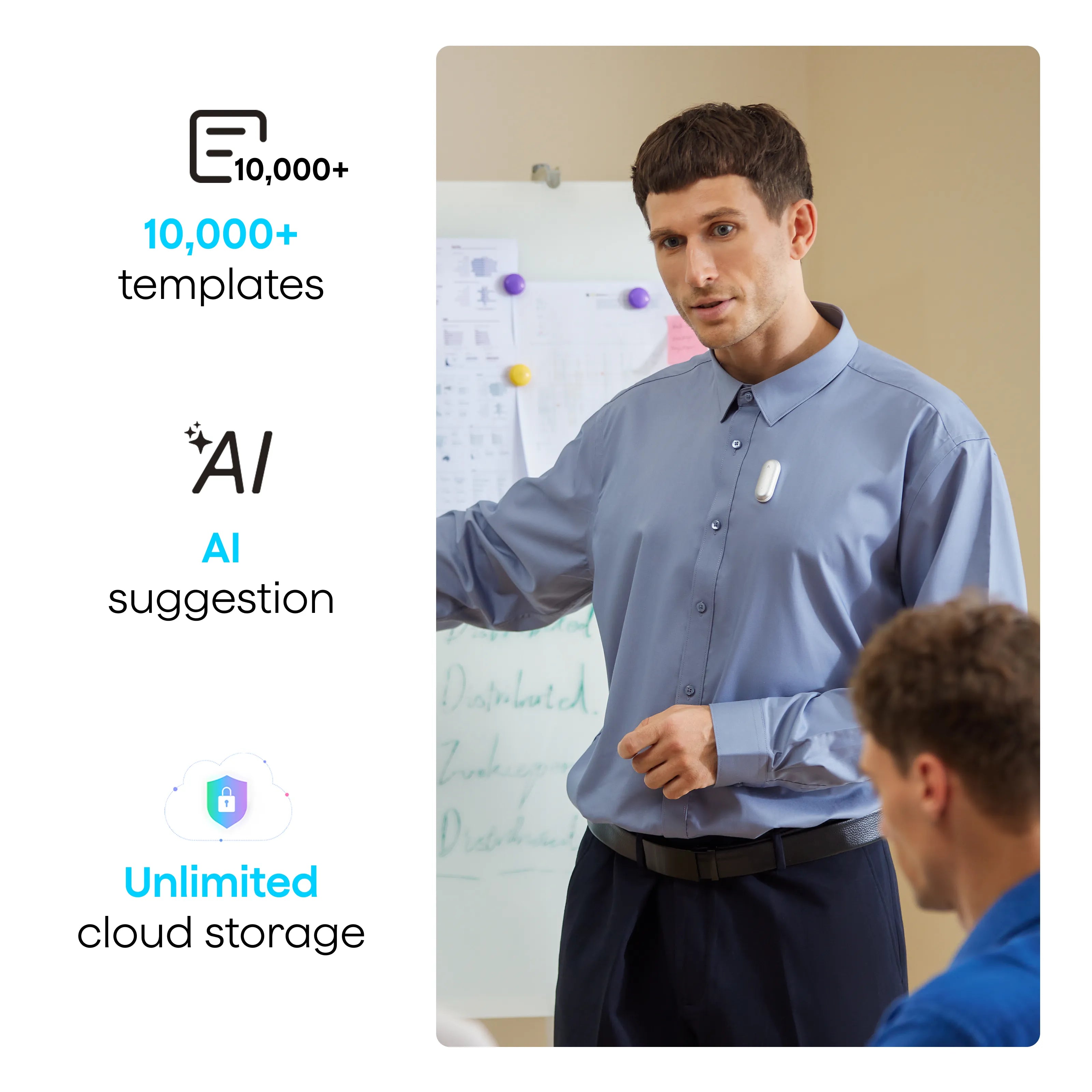 Plaud NotePin & AI Annual Unlimited Plan