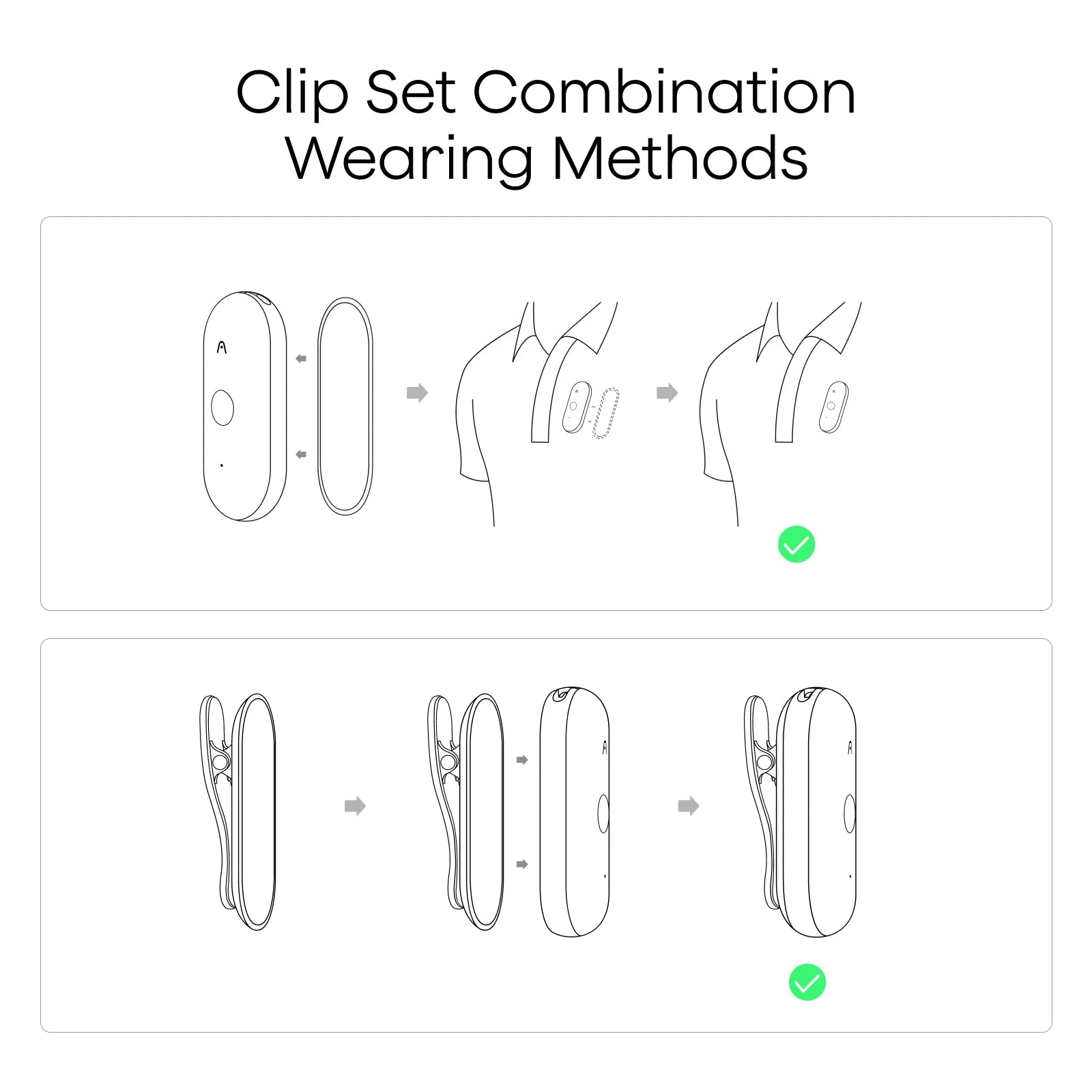 Clip & Magnetic Pin for Plaud NotePin｜Plaud NotePin S