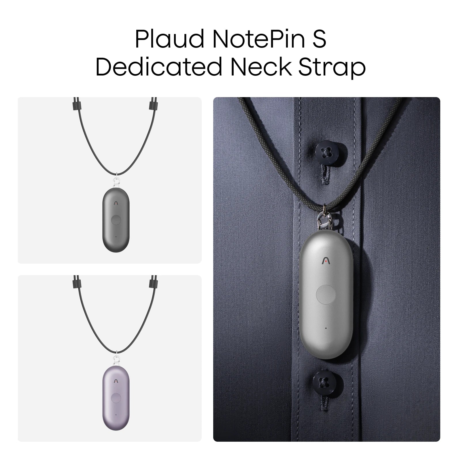 Plaud NotePin Lanyard - Plaud Accessories Plaud NotePin Lanyard - Plaud Accessories